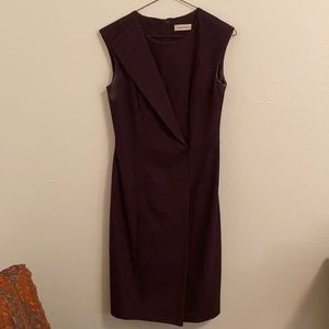 Flattering purple Calvin Klein cocktail dress